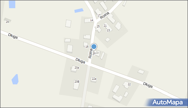 Rudzienice, Rolna, 27, mapa Rudzienice