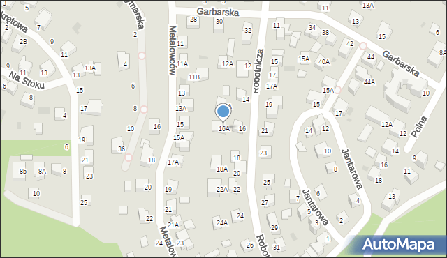 Rumia, Robotnicza, 16A, mapa Rumia