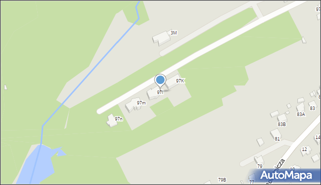 Rybnik, Robotnicza, 97l, mapa Rybnika