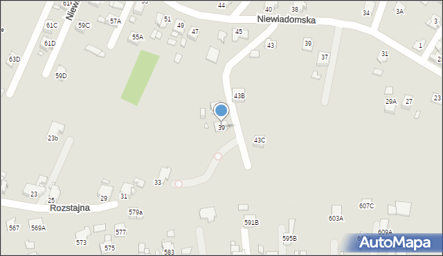 Rybnik, Rozstajna, 39, mapa Rybnika