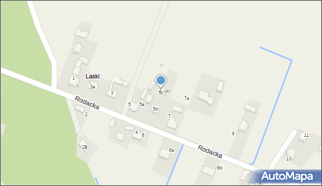 Ryczówek, Rodacka, 5c, mapa Ryczówek