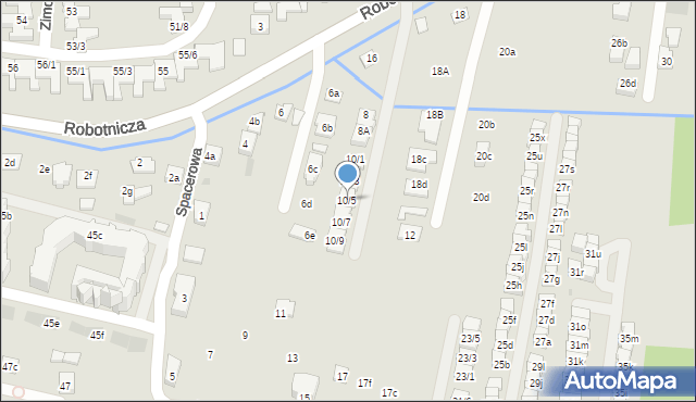 Rzeszów, Robotnicza, 10/5, mapa Rzeszów