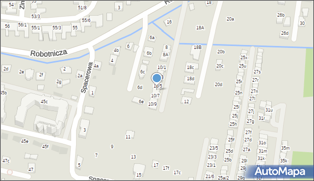 Rzeszów, Robotnicza, 10/6, mapa Rzeszów