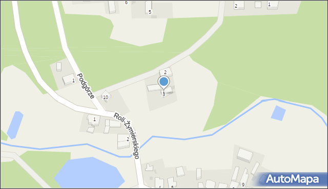 Sądów, Roli-Żymierskiego Michała, gen., 3, mapa Sądów