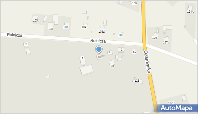 Sandomierz, Rolnicza, 3A, mapa Sandomierza