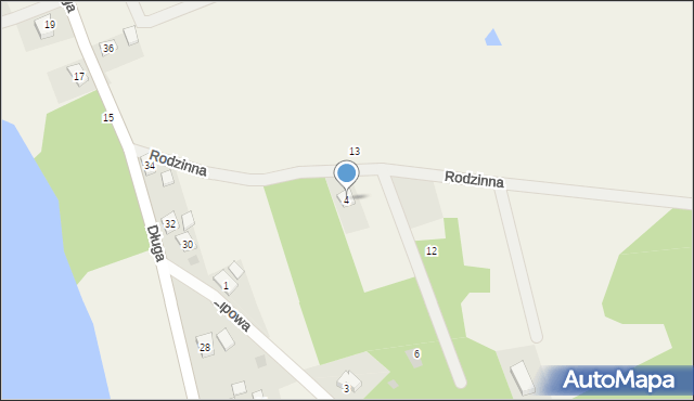 Semlin, Rodzinna, 4, mapa Semlin