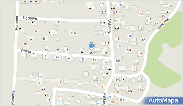 Siemianowice Śląskie, Rolna, 46, mapa Siemianowice Śląskie