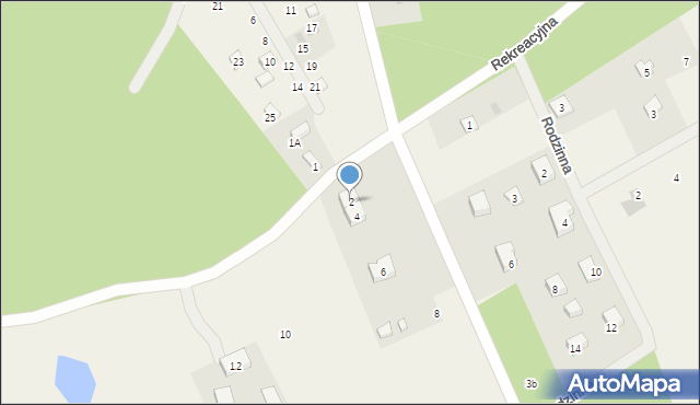 Sikorzyno, Rodu Sikorskich, 2, mapa Sikorzyno