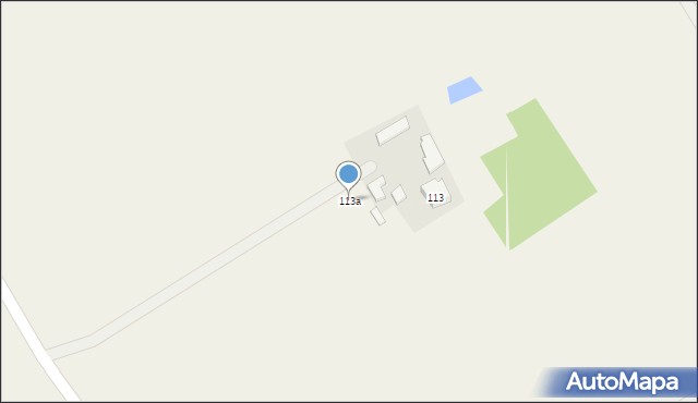 Sikorzyno, Rodu Wybickich, 113a, mapa Sikorzyno