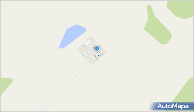 Sikorzyno, Rodu Wybickich, 115, mapa Sikorzyno