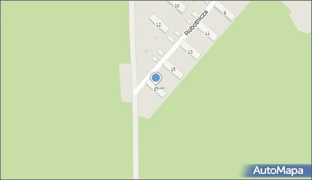 Skarżysko-Kamienna, Robotnicza, 17, mapa Skarżysko-Kamienna