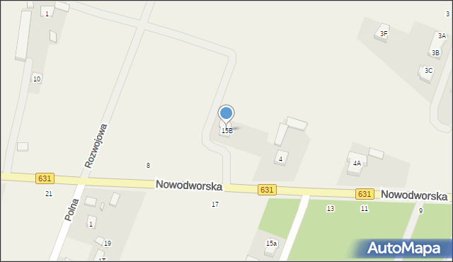 Skrzeszew, Rozwojowa, 15B, mapa Skrzeszew