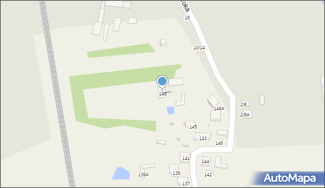 Słowik, Równoległa, 148, mapa Słowik