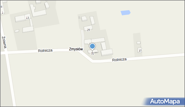 Smoszew, Rolnicza, 31, mapa Smoszew