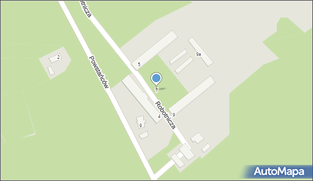 Solec Kujawski, Robotnicza, 7, mapa Solec Kujawski