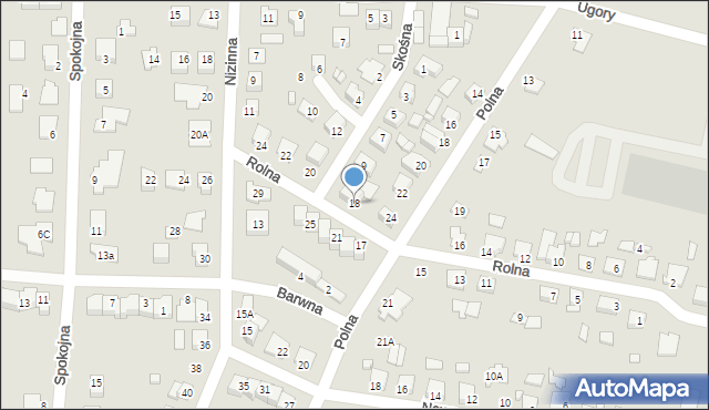 Solec Kujawski, Rolna, 18, mapa Solec Kujawski