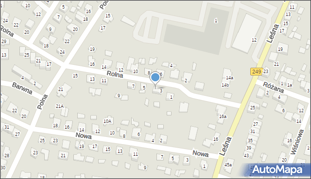 Solec Kujawski, Rolna, 3a, mapa Solec Kujawski