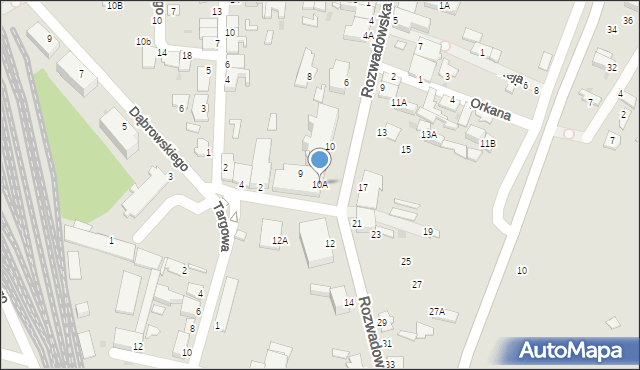 Stalowa Wola, Rozwadowska, 10A, mapa Stalowa Wola
