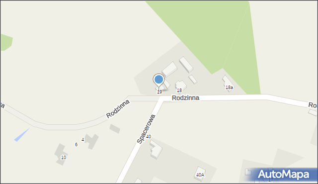 Stanięcino, Rodzinna, 20, mapa Stanięcino