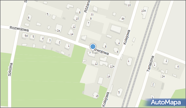 Stare Bosewo, Rozwojowa, 7A, mapa Stare Bosewo