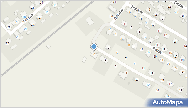 Stare Oborzyska, Rolna, 2, mapa Stare Oborzyska