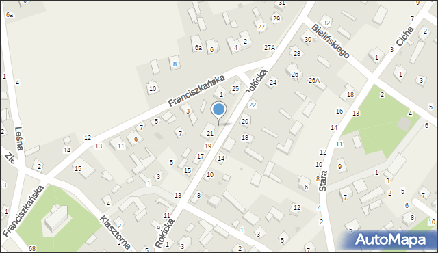 Stężyca, Rokicka, 23, mapa Stężyca