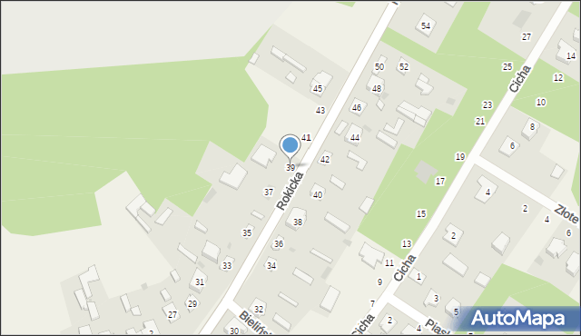 Stężyca, Rokicka, 39, mapa Stężyca