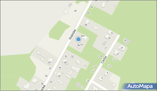 Stężyca, Rokicka, 54, mapa Stężyca