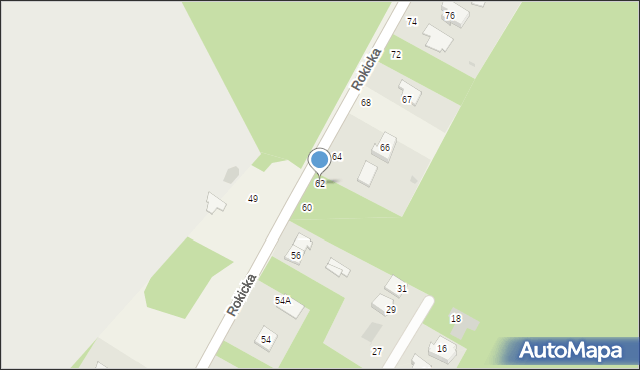 Stężyca, Rokicka, 62, mapa Stężyca