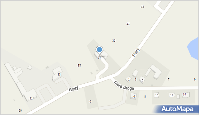 Strzepcz, Rotty Józefa, ks., 37, mapa Strzepcz