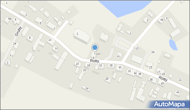 Strzepcz, Rotty Józefa, ks., 9a, mapa Strzepcz