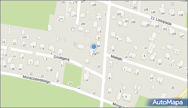 Sulejówek, Rozwadowskiego Tadeusza, gen., 10a, mapa Sulejówek