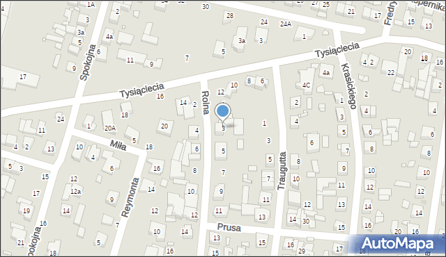 Swarzędz, Rolna, 3, mapa Swarzędz