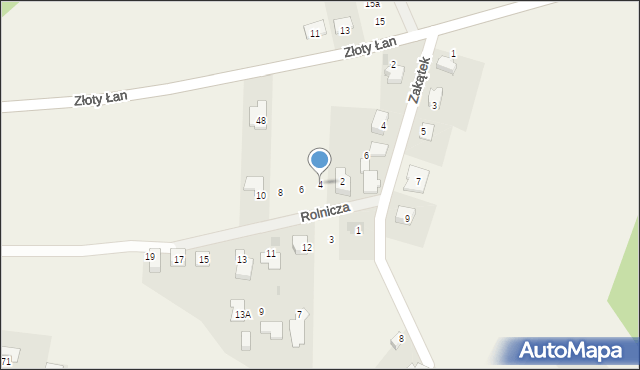 Świerczyniec, Rolnicza, 4, mapa Świerczyniec