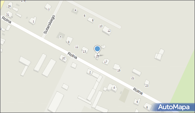 Szamocin, Rolna, 15, mapa Szamocin
