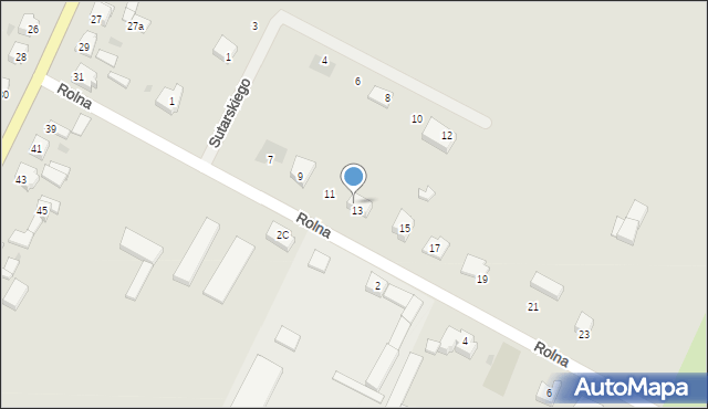 Szamocin, Rolna, 3, mapa Szamocin