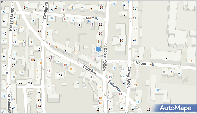 Tarnów, Rogoyskiego Witolda, 4, mapa Tarnów