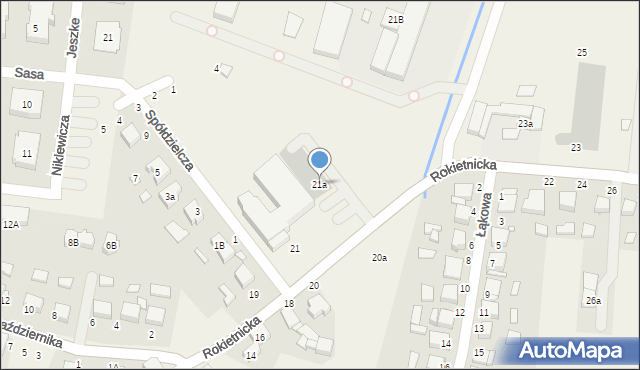 Tarnowo Podgórne, Rokietnicka, 21a, mapa Tarnowo Podgórne