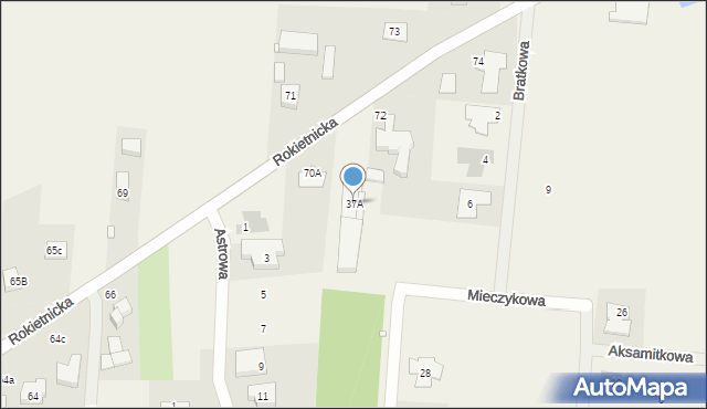 Tarnowo Podgórne, Rokietnicka, 37A, mapa Tarnowo Podgórne