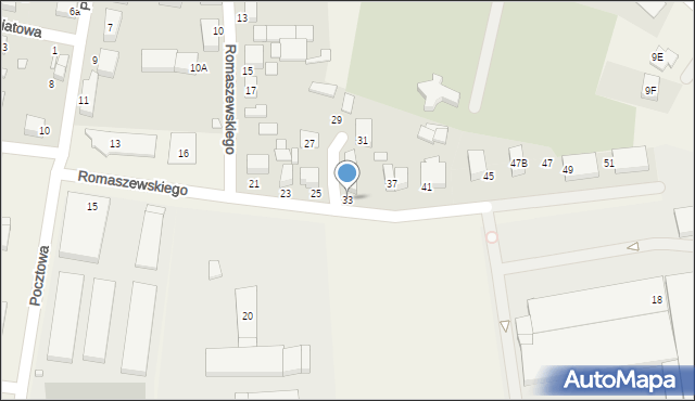 Tarnowo Podgórne, Romaszewskiego Zbigniewa, 33, mapa Tarnowo Podgórne