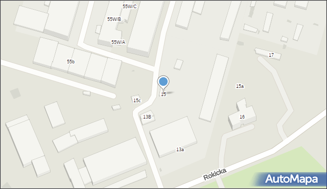 Tczew, Rokicka, 15, mapa Tczew