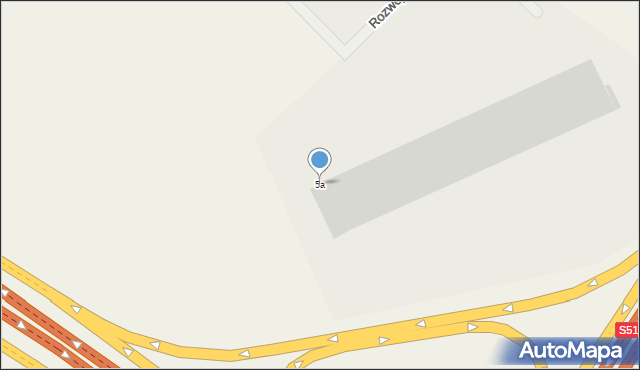 Tomaszkowo, Rozwojowa, 5a, mapa Tomaszkowo
