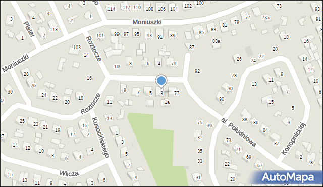 Tomaszów Lubelski, Roztocze, 3, mapa Tomaszów Lubelski