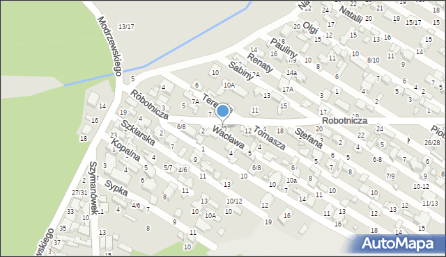 Tomaszów Mazowiecki, Robotnicza, 10, mapa Tomaszów Mazowiecki