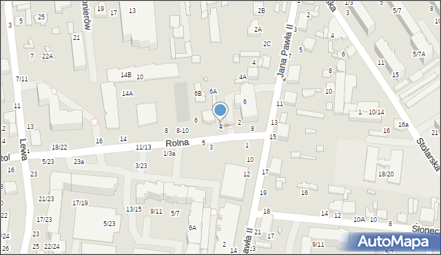 Tomaszów Mazowiecki, Rolna, 4, mapa Tomaszów Mazowiecki