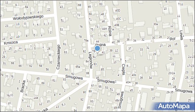 Tomaszów Mazowiecki, Rolna, 43, mapa Tomaszów Mazowiecki