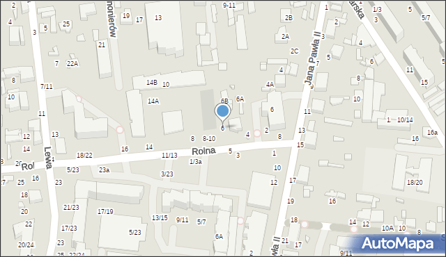 Tomaszów Mazowiecki, Rolna, 6, mapa Tomaszów Mazowiecki