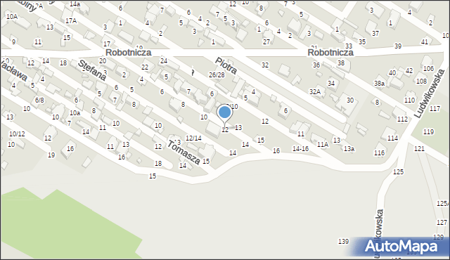 Tomaszów Mazowiecki, Romana, 12, mapa Tomaszów Mazowiecki