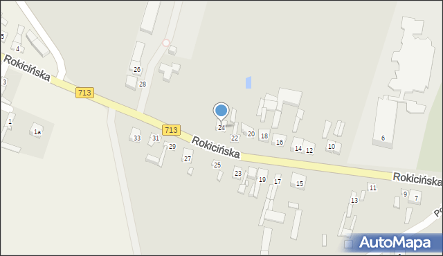 Ujazd, Rokicińska, 24, mapa Ujazd