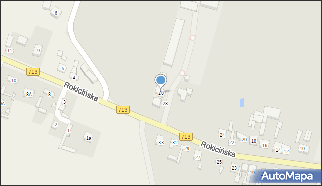 Ujazd, Rokicińska, 26, mapa Ujazd